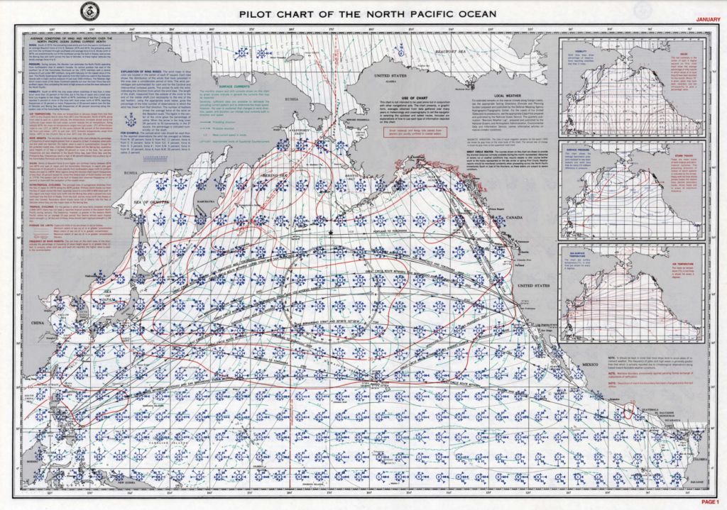 Pilot Chart of the North Pacific